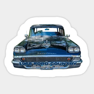 1958 Ford Country Squire Station Wagon Sticker